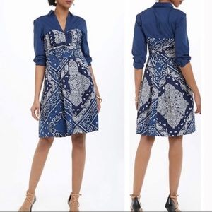 SALE* Anthropologie Holding Horses Bandana Dress 6